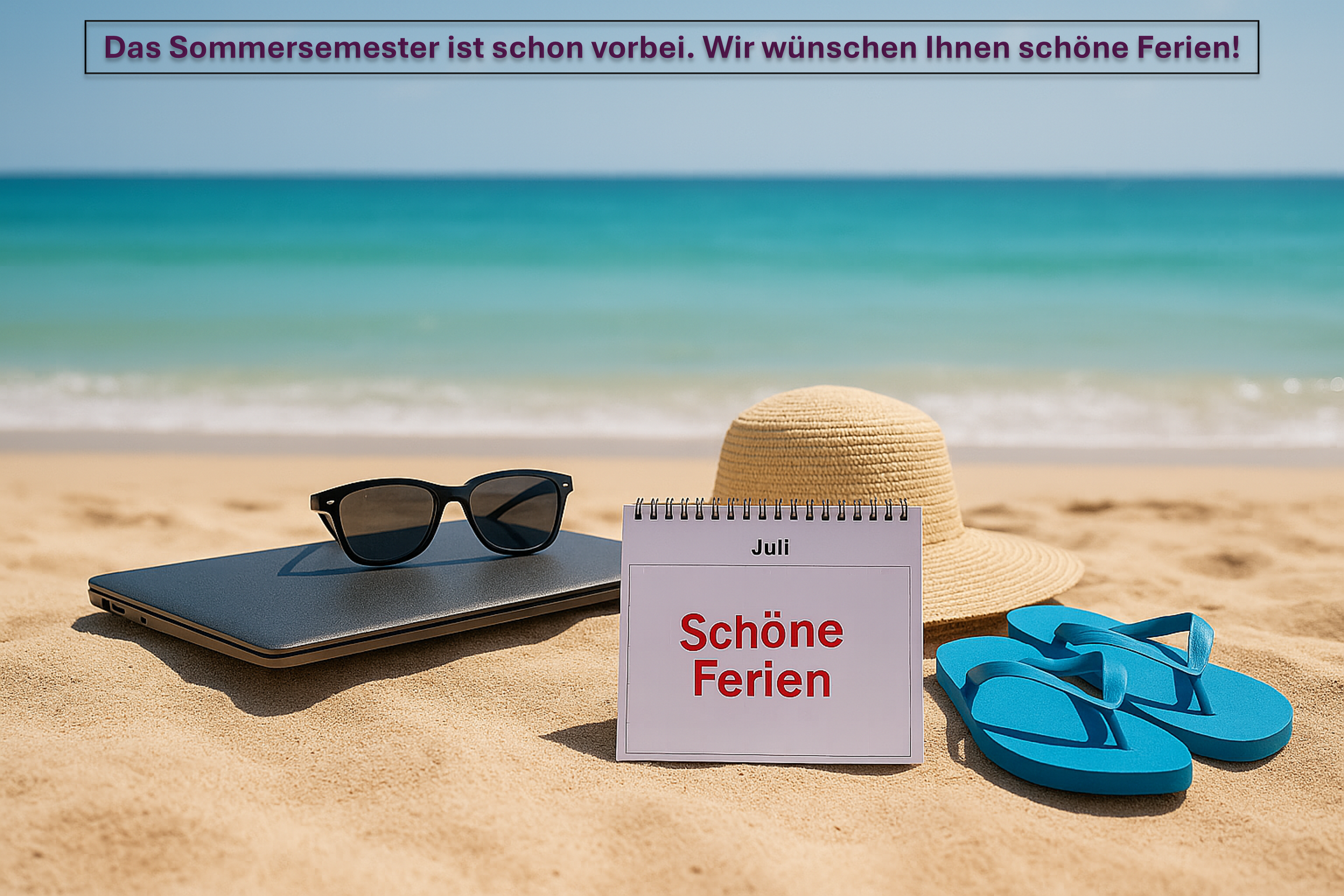 Das Sommersemester ist schon vorbei. Wir wünschen Ihnen schöne Ferien!